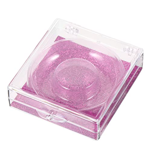 Beatifufu False Lash Organizer 6pcs Plastic Eyelash Storage Box Portable Compact Storage Case Practical for Travel