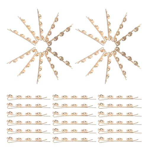 Pince à Cheveux en Fer Personnalisable pour Support Barrette Ronde et Accessoire DIY