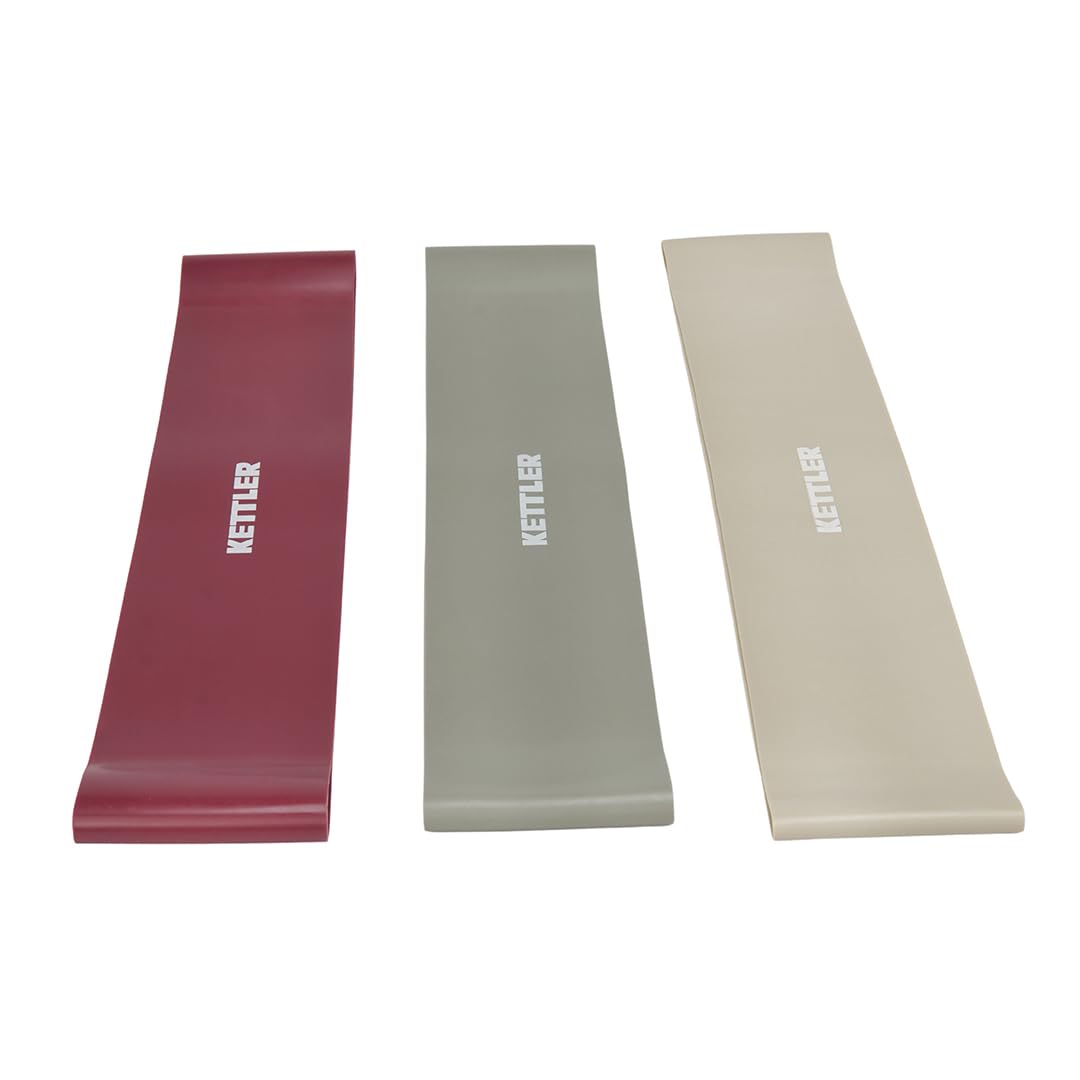 KETTLER - 3 Latex Aerobic Bands - 07360-501 (German Brand)
