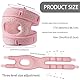 AUNGCSHE Kniebandage Männer Damen, Verstellbare Wellneekniebandage, Wellness Kniebandage, Atmungsaktive Knie Schiene für Arthritis, Springerknie, Pain Relief Knee Braces(Rosa)