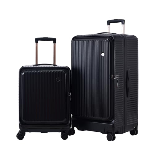 Kaleenie 2-Piece Aluminum Luggage Set with TSA Lock