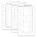 FranklinCovey Monarch Universal Yearly Foldout Calendar 2020