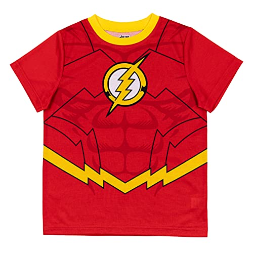 Dc Comics Justice League Batman Superman The Flash Little Boys 4 Piece Pajama Set 5-6 Multicolored #TOP2