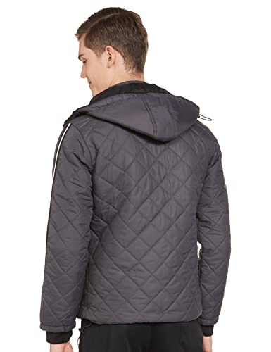 Image of The Indian Garage Co Men Slim Fit Solid Puffer Jackets