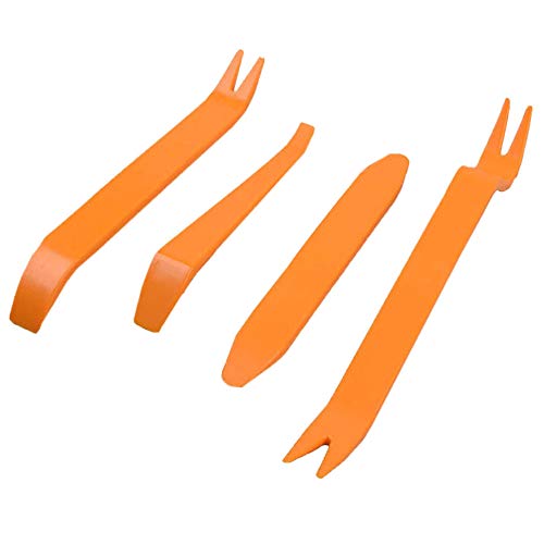 XINGSUI 4Pcs Car Radio Panel Crowbar Tool, Audio Removal Tool
