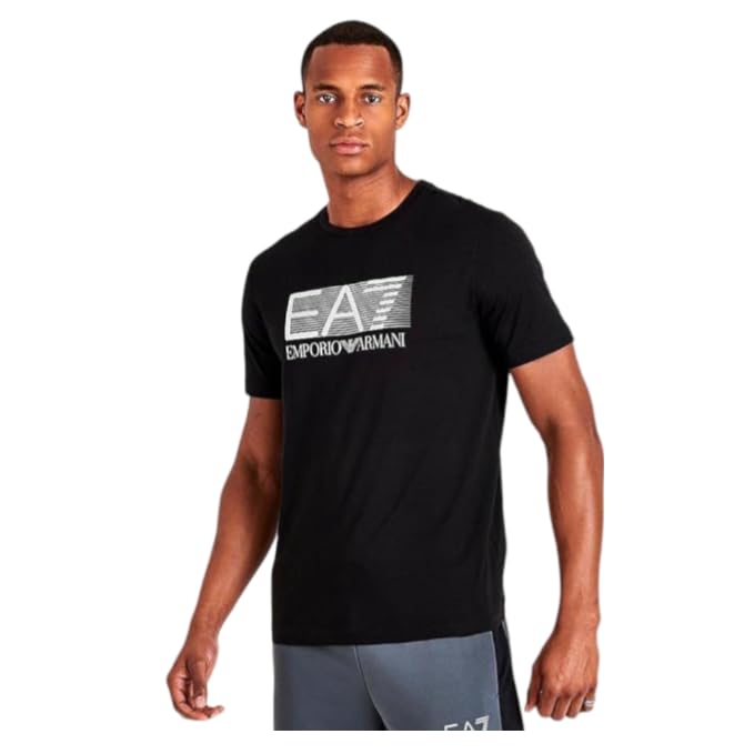 Emporio Armani Men's EA7 Reflective Logo T-Shirt (as1, Alpha