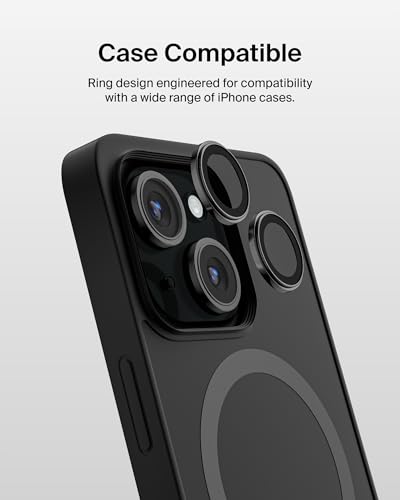 Image of Belkin Tempered Glass Camera Lens Protector for Apple iPhone 15, 15 Plus - Case-Compatible Tempered Glass Lens Cover, Apple iPhone Accessories - 2-pack