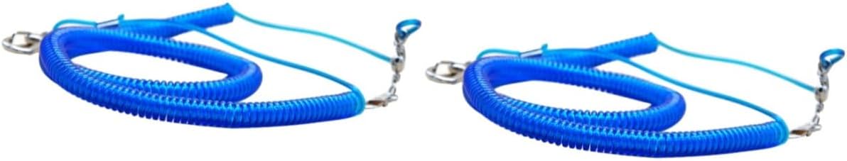 2pcs Parrot Bird Leash Kit Bite Training Rope for Agapornis Fischeri Stretching for Outdoor Flying and Training Activities Random Color