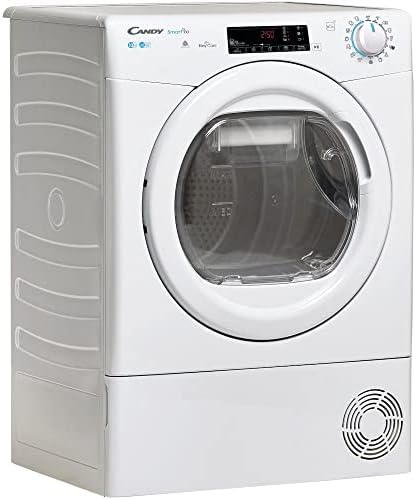 Candy CSOEC10TE 10kg Condenser Tumble Dryer, Sensor Dry, EasyCase, WiFi, White/White Door