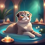 Scottish Fold's Spa Retreat