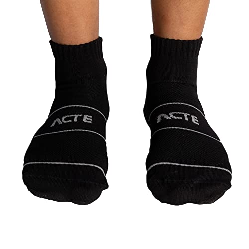 Acte Sports Meia de Hidroginástica Antiderrapante Tam 39/43 Preto F15-PC