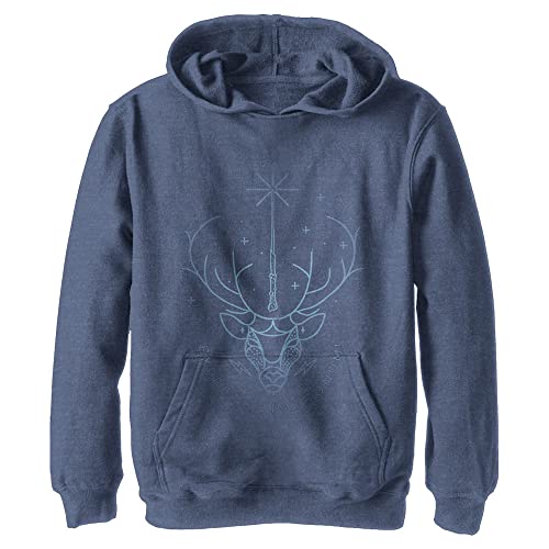 Sweat Harry Potter Patronum Cerf - Vêtement à Capuche Enfant Chaud et Confortable