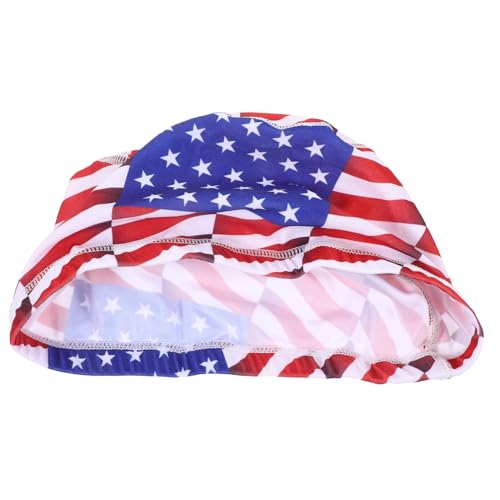 COLLBATH Quick-Dry Breathable Liner for Cycling Motorcycle Hat Men's Unisex Outdoor Safety Adult Football Fans Headgear National Flag Print