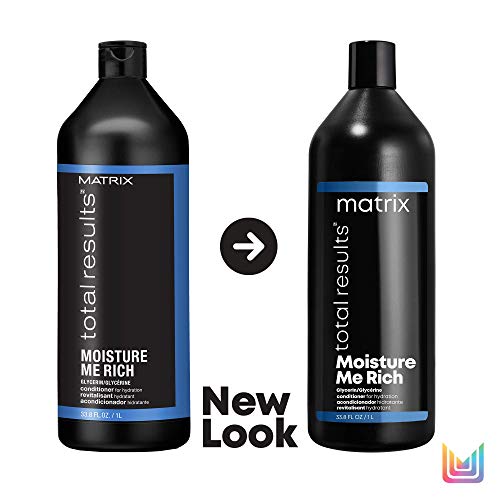 Matrix Total Results Moisture Me Rich Conditioner | Lightweight Formula Restores Moisture In Dry Hair | 33.8 Fl. Oz #TOP1
