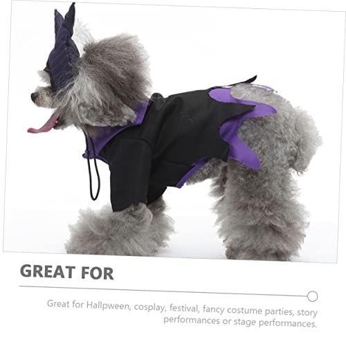 Disfraz perro Bruja Halloween 3 piezas tamaño S miniatura 3