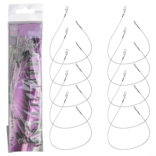Líderes de fluorocarbono invisibles para pesca 14KG 30CM miniatura 5