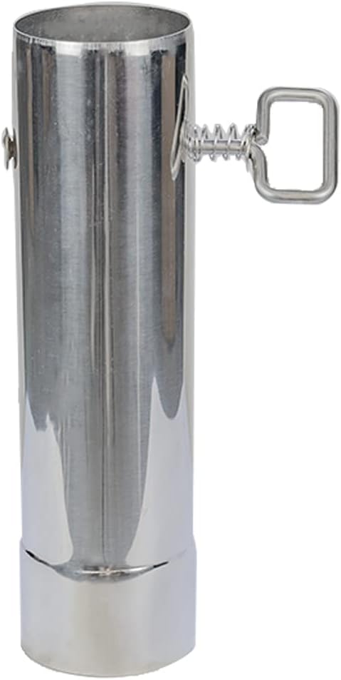 SoloWilder 2.35" Stove Pipe with Damper Thick Heat Resistant Chimney Pipe Fume Extractor