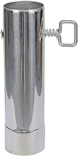 SoloWilder 2.36 inch Stove Pipe with Damper Thickened Heat-Resistant Chimney Pipe Fume Extraction