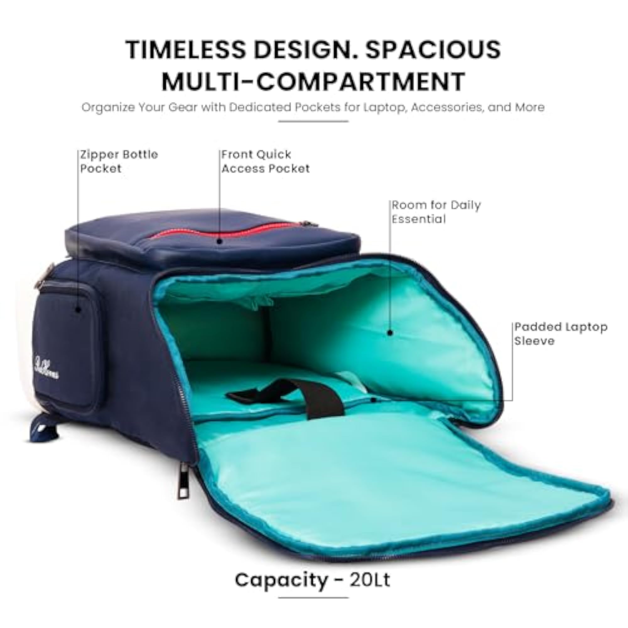 Robust Backpack Water-Resistant 15.6" Laptop Bag