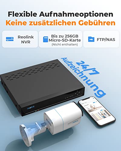 Reolink 4K PoE IP Kamera im Doppelpack für Außenbereich