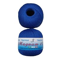 Fili E Fantasia Fata – Gomitolo 100 Gr Filo Di Scozia In Cotone Gasato Mercerizzato, Colore Acquamarina Scuro 21 - 5