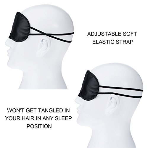 10 Pack Sleep Mask Eye Mask Shade Cover Sleeping Night Blindfold Lightweight Comfortable Soft Eyeshade Cover With Nose Pad And Adjustable Strap For Women Men Kids Travel Sleep Shift Work Naps, Black #TOP2