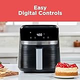 BLACK+DECKER Purifry 4QT Air Fryer, Crispy Deep Fried Taste without the Fat, Plus Bake, Dehydrate, and Keep Food Warm, Digital Touchscreen and Auto Shut-Off