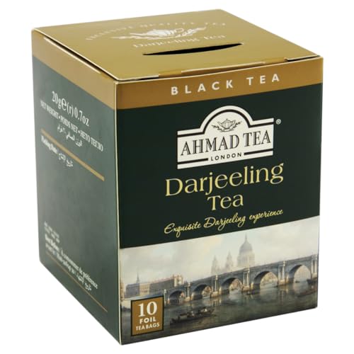 Ahmad Tea London Chá Preto Darjeeling 10 Unidades De 20G