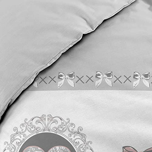douceur d'intérieur, 3-delige beddengoedset, 240 x 220 cm, 100% katoen, Valentina - Afbeelding 3