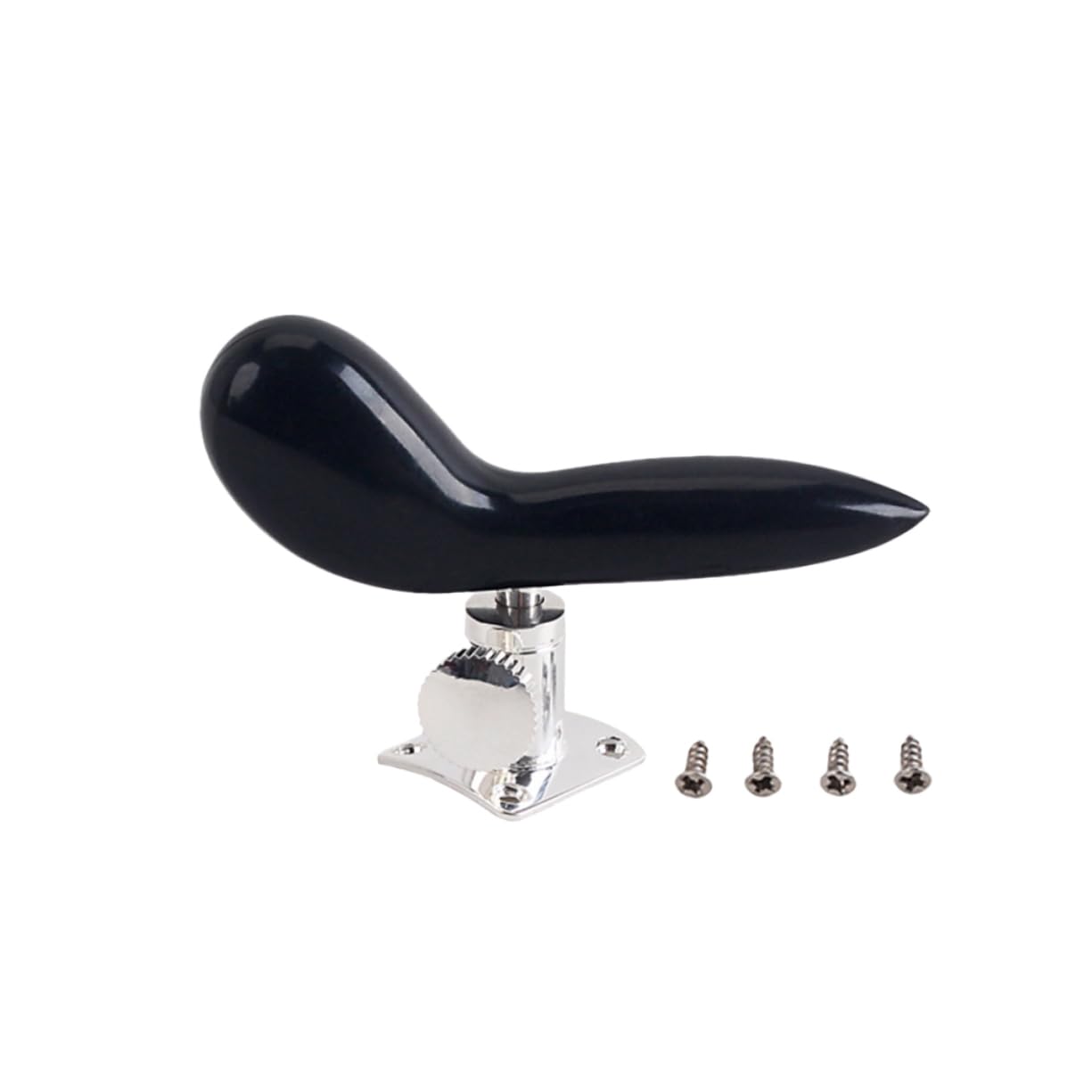 TOYANDONA Supporto Per La Mano Del Fagotto Argento Placcato Base Ergonomica Per Strumenti Fiato Accessorio Essenziale Per Miglioramento Delle Prestazioni Musicali Nero