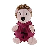 ESSALALA Dog Interactive Chew Puzzle Toys, Durable Natural Rubber Toys for Teeth Cleaning, Squeaky F
