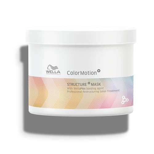 Wella Professionals ColorMotion+ Structure+ Bonding Mask | Intense Deep Conditioning Treatment | Preserves Hair Color Vibrancy | 16.9 Fl Oz