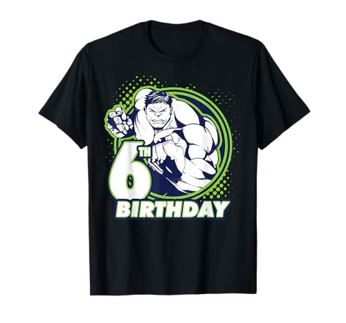 T-shirt Hulk Avengers 6 ans pour anniversaire garçon