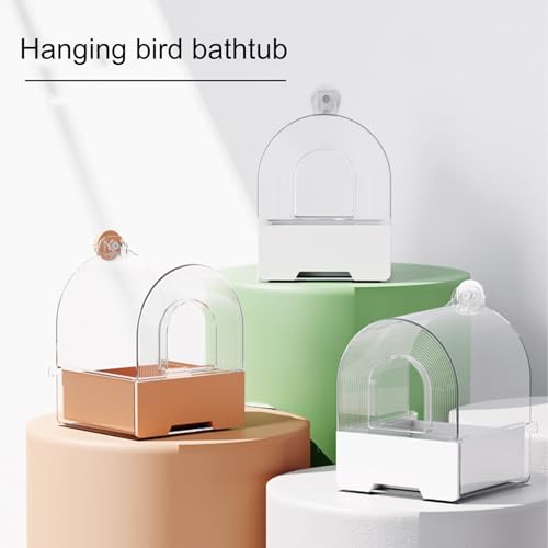 Baignoire cage oiseaux suspendue pour éviter les éclaboussures - 7