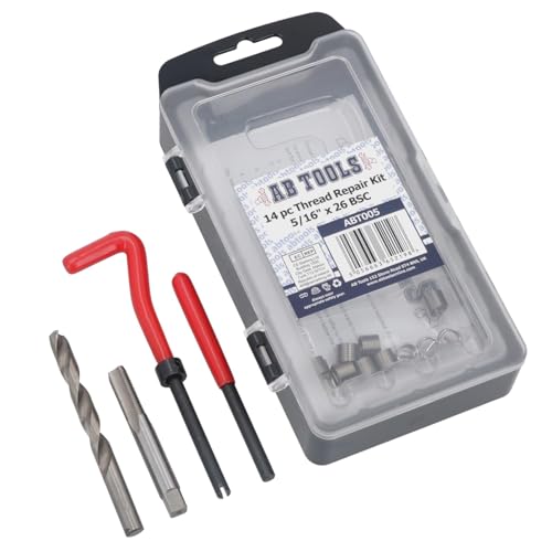 Kit réparation filetage 5/16" x 26 BSC AB Tools taraud helicoil - 6