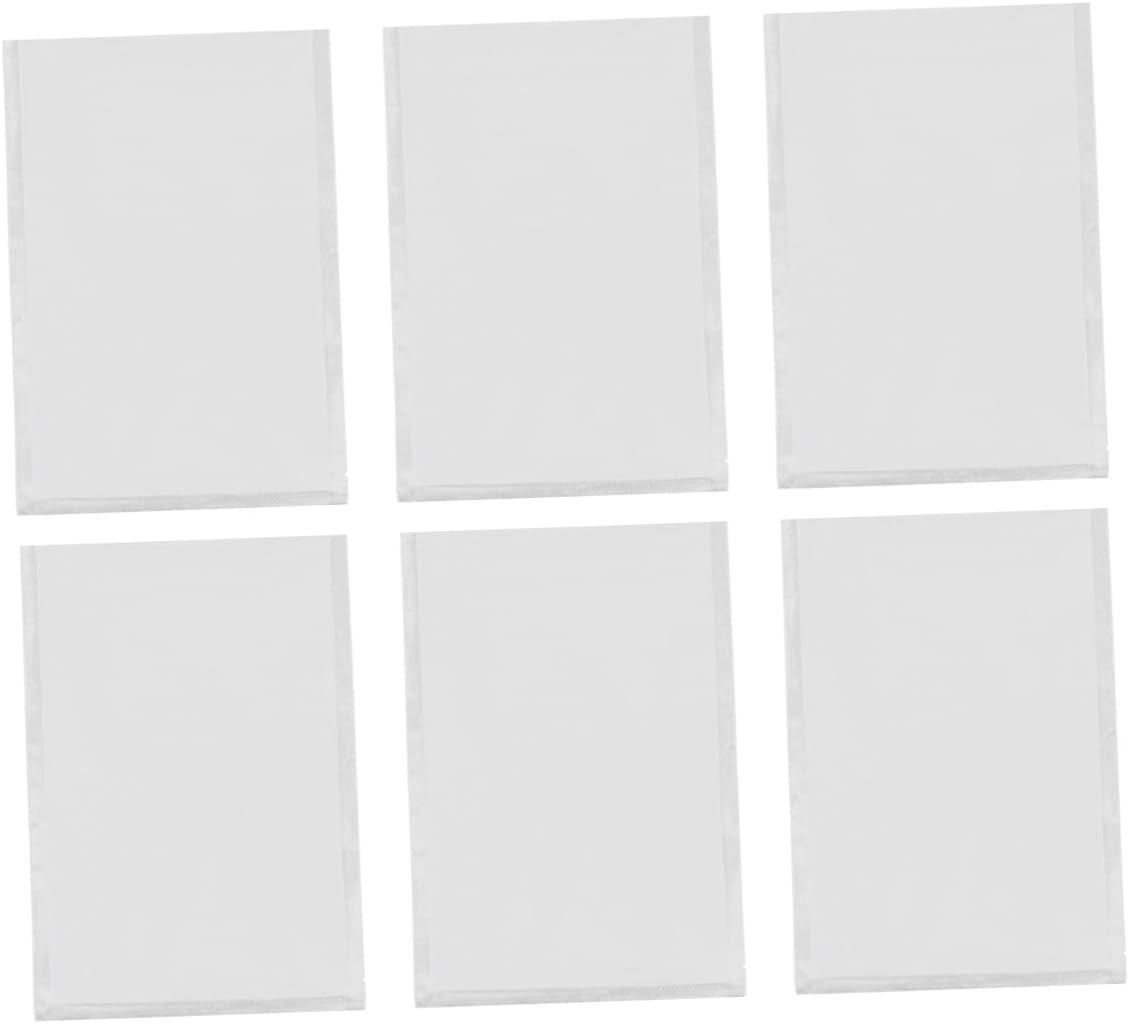 ABOOFAN 100pcs Transparent Dot Texture Vacuum Sealer Bags Food Storage Bags for Dry Fruits Candy Chocolates and Snacks Compatible Commercial Vacuum Machines