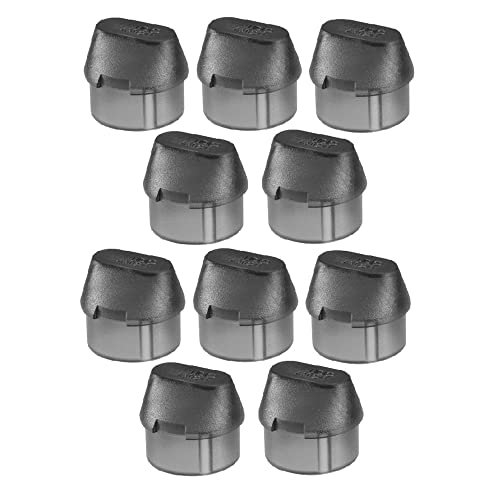 Hopbucan 10PCS Dust Cap Shielding Signal Audio Cable Protective Cover for Balance XLR DPF to XLR, transparent black