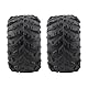 VBESTLIFE 2 Stück RC-Auto-Reifen, 85 Mm RC-Auto-Reifen, 47 Mm Breite, 12 Mm Sechskant-Adapter, Gummi-Auto-Ersatzreifen für SCY 16101 16102 1/16 RC-Auto