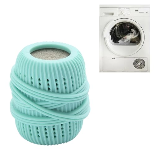 Washing Machine Laundry Ball Reusable Fabric Softener Dispense Ball for Washing Sponge Cleaning Tool Household Substitute (Blue)