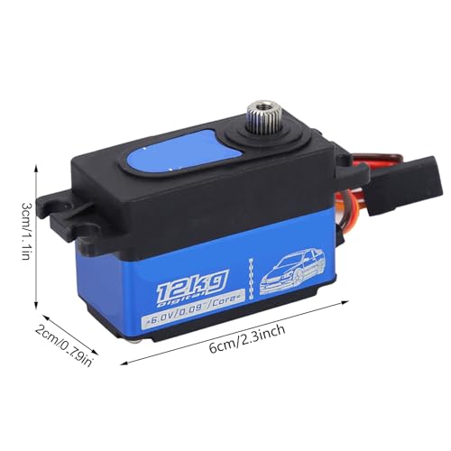 1:10 Fernbedienung Drift, Servomotor SPT4412LV 12 KG Low Profile Servo RC Auto Servo Digital Servo Groes Torsionsmetallgetriebe Wohnmobile Digital Servomotor