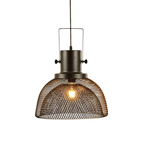 Lámparas de red de hierro creativas E27 con diseño arquitectónico 5