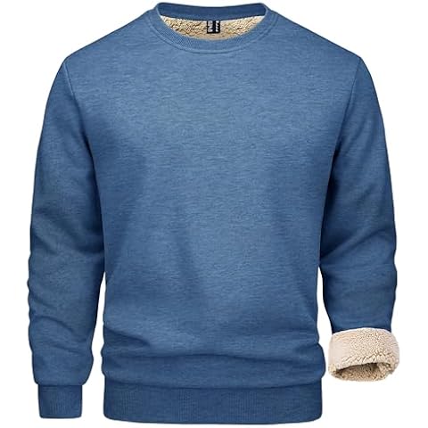 MAGCOMSEN Men's Warm Fleece Sweatshirt Cover
