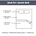 Simple&Opulence 100% Linen Hollow Hemstitch Sheet Set -4 Pieces European Flax Pure Washed Bed Sheets (1 Flat Sheet, 1 Fitted Sheet,2 Pillowcases) -Breathable and Soft (Hemstitch Linen,Queen)