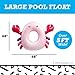 BigMouth x Squishmallows Original Large Inflatable Pool Float, Swim Ring for Adults and Kids, Pool Party Supplies & Water Toys - Cailey The Crab