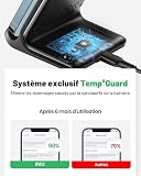 INIU fast Wireless Charger, Qi Certified Wireless Charging Stand with QC3.0 Adapter USB Charger - 5