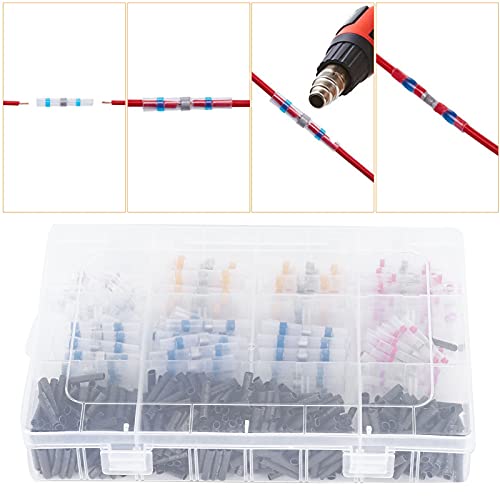 Conectores termorretráctiles impermeables para evitar cortocircuitos y reparar cables 4