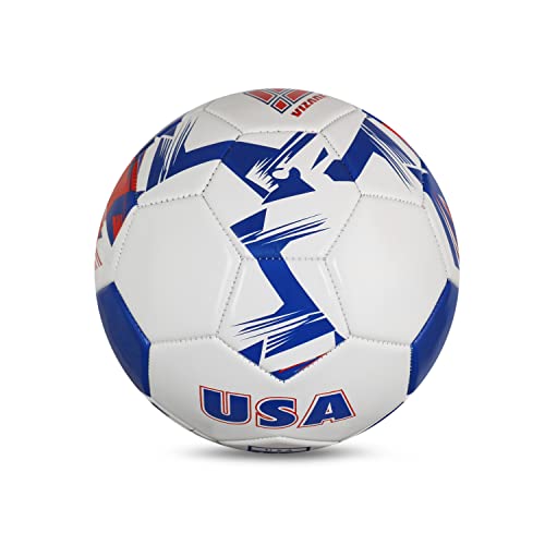 Vizari National Team Soccer Balls | Eight National Team Countryballs To Choose From (5, Usa White) #TOP4