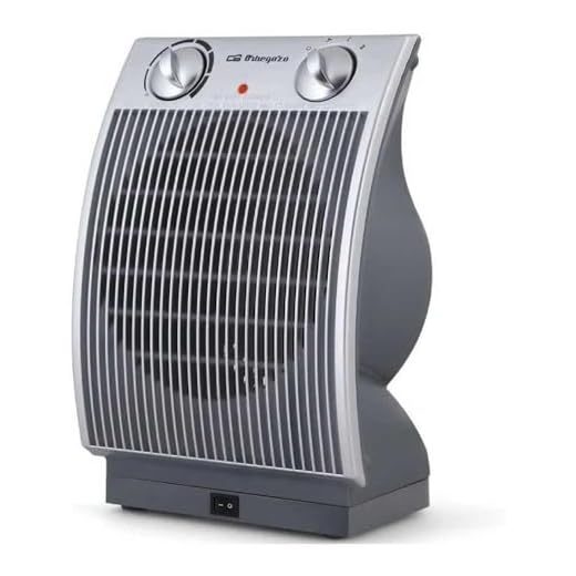 Orbegozo FH 6035 - Calefactor, oscilante, 2 niveles de potencia, función ventilador, calor instantáneo, termostato regulable, 2200 W