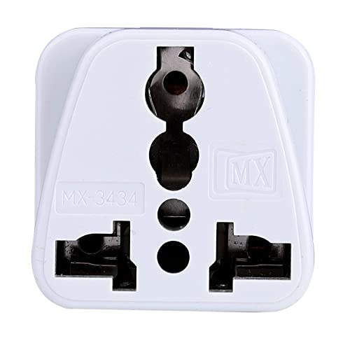 Image of MX Universal Travel Adapter Type I - 2‑Pack Conversion Plug for India, Australia, China, New Zealand & More - Rated 10 A / 250 V, Safety Shutters, Travel‐Ready