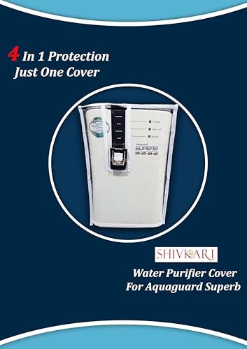 Image of Plastic Body Protective Cover for Eureka Forbes Aquaguard Superb Mineral RO+MF Alkaline Water Purifier, RO+MF Model Waterproof & Dustproof Water Purifier RO Body Cover